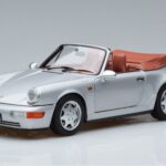 Porsche 911 964 Carrera 2 Cabriolet Zilver Norev 1:18 187330 Metaal