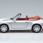 Porsche 911 964 Carrera 2 Cabriolet Zilver Norev 1:18 187330 Metaal - image 4 of 7