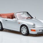 Porsche 911 964 Carrera 2 Cabriolet Zilver Norev 1:18 187330 Metaal - image 5 of 7