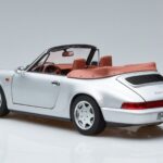 Porsche 911 964 Carrera 2 Cabriolet Zilver Norev 1:18 187330 Metaal - image 6 of 7