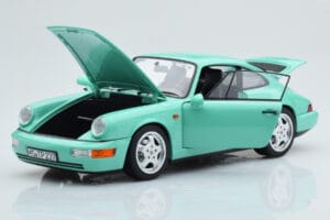 Porsche 911 964 Carrera 2 Mint Groen Norev 1:18 187327 Metaal — afbeelding 2 van 8