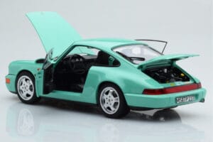 Porsche 911 964 Carrera 2 Mint Groen Norev 1:18 187327 Metaal — afbeelding 3 van 8