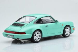 Porsche 911 964 Carrera 2 Mint Groen Norev 1:18 187327 Metaal — afbeelding 4 van 8