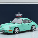 Porsche 911 964 Carrera 2 Mint Groen Norev 1:18 - image 8 of 8