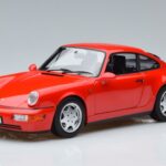 Porsche 911 964 Carrera 2 Rood Norev 1:18 187320 Metaal