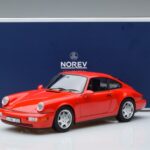 Porsche 911 964 Carrera 2 Rood Norev 1:18 187320 Metaal - image 7 of 7