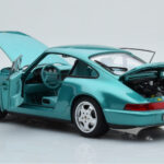 Porsche 911 964 Carrera 2 Wimbledon Groen Norev 1:18 - image 3 of 8