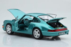 Porsche 911 964 Carrera 2 Wimbledon Groen Norev 1:18 187329 Metaal — afbeelding 3 van 8