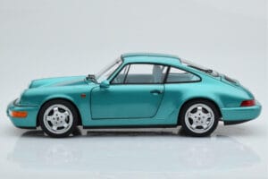 Porsche 911 964 Carrera 2 Wimbledon Groen Norev 1:18 187329 Metaal — afbeelding 5 van 8