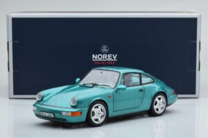 Porsche 911 964 Carrera 2 Wimbledon Groen Norev 1:18 187329 Metaal — afbeelding 8 van 8