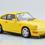 Porsche 911 964 Carrera 2 Geel Norev 1:18 - image 6 of 8