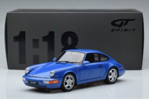 Porsche 911 964 Carrera RS 3.6 Blauw GT Spirit 1:18 GT887 Hars — afbeelding 6 van 6