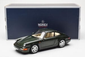 Porsche 911 964 Carrera 4 Groen Metallic Asia Exclusive Norev 1:18 187326 Metaal — afbeelding 8 van 8