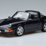 Porsche 911 964 Carrera 4 Targa Blauw Norev 1:18 187340 Metaal