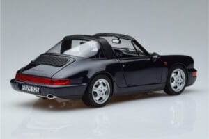 Porsche 911 964 Carrera 4 Targa Blauw Norev 1:18 187340 Metaal — afbeelding 3 van 8