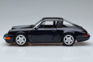 Porsche 911 964 Carrera 4 Targa Blauw Norev 1:18 187340 Metaal — afbeelding 4 van 8