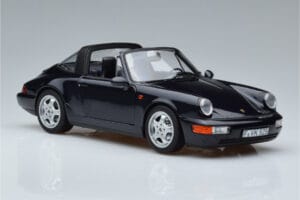Porsche 911 964 Carrera 4 Targa Blauw Norev 1:18 187340 Metaal — afbeelding 6 van 8