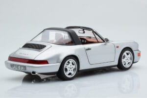 Porsche 911 964 Carrera 4 Targa Polar Zilver Norev 1:18 187342 Metaal — afbeelding 5 van 9
