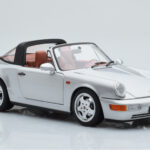 Porsche 911 964 Carrera 4 Targa Polar Zilver Norev 1:18 - image 7 of 9