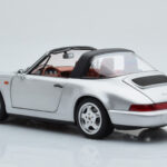 Porsche 911 964 Carrera 4 Targa Polar Zilver Norev 1:18 - image 8 of 9