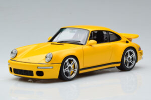 Porsche 911 964 RUF CTR Anniversary Blossom Geel Almost Real 1:18