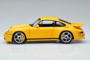 Porsche 911 964 RUF CTR Anniversary Blossom Geel Almost Real 1:18 880301 Metaal — afbeelding 5 van 8