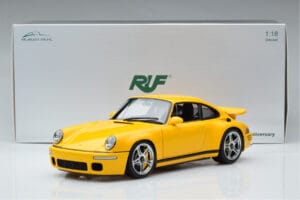 Porsche 911 964 RUF CTR Anniversary Blossom Geel Almost Real 1:18 880301 Metaal — afbeelding 8 van 8
