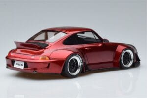 Porsche 911 964 RWB Duck Tail Candy Apple GT Spirit 1:18 GT759 Hars — afbeelding 2 van 6