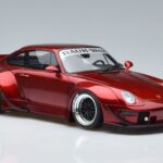 Porsche 911 964 RWB Duck Tail Candy Apple GT Spirit 1:18 GT759 Hars - image 4 of 6