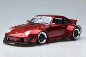 Porsche 911 964 RWB Duck Tail Candy Apple GT Spirit 1:18 GT759 Hars