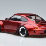 Porsche 911 964 RWB Duck Tail Candy Apple GT Spirit 1:18 GT759 Hars - image 5 of 6