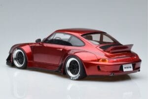 Porsche 911 964 RWB Duck Tail Candy Apple GT Spirit 1:18 GT759 Hars — afbeelding 5 van 6