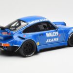 Porsche 911 964 RWB Osho Arrow Blauw GT Spirit 1:18 GT448 - image 2 of 6