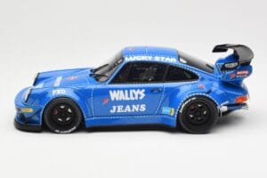 Porsche 911 964 RWB Osho Arrow Blauw GT Spirit 1:18 GT448 Hars — afbeelding 3 van 6