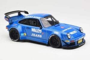 Porsche 911 964 RWB Osho Arrow Blauw GT Spirit 1:18 GT448 Hars — afbeelding 4 van 6
