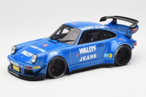 Porsche 911 964 RWB Osho Arrow Blauw GT Spirit 1:18 GT448