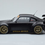Porsche 911 964 RWB Stella Artois Zwart GT Spirit 1:18 - image 3 of 6
