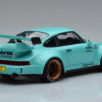 Porsche 911 964 RWB Tiffany Blauw GT Spirit 1:18 - image 2 of 6