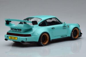 Porsche 911 964 RWB Tiffany Blauw GT Spirit 1:18 GT875 Hars — afbeelding 2 van 6