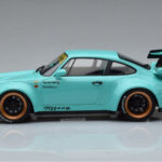 Porsche 911 964 RWB Tiffany Blauw GT Spirit 1:18 - image 3 of 6