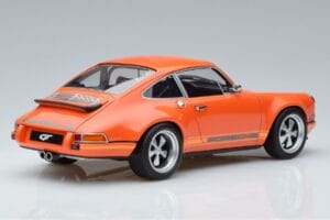 Porsche 911 964 Singer Oranje Speciale Editie GT Spirit 1:18 ZM049 Hars — afbeelding 2 van 6