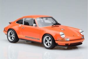Porsche 911 964 Singer Oranje Speciale Editie GT Spirit 1:18 ZM049 Hars — afbeelding 4 van 6