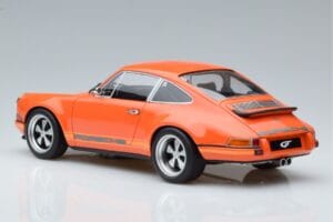 Porsche 911 964 Singer Oranje Speciale Editie GT Spirit 1:18 ZM049 Hars — afbeelding 5 van 6