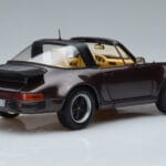 Porsche 911 964 Turbo Targa Bruin Norev 1:18 187665 Metaal - image 3 of 8