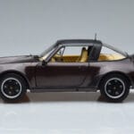 Porsche 911 964 Turbo Targa Bruin Norev 1:18 187665 Metaal - image 4 of 8