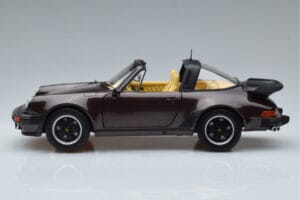 Porsche 911 964 Turbo Targa Bruin Norev 1:18 187665 Metaal — afbeelding 5 van 8