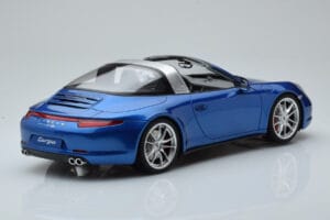 Porsche 911 991 4S Targa Blauw GT Spirit 1:18 GT037 Hars — afbeelding 2 van 5