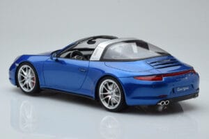 Porsche 911 991 4S Targa Blauw GT Spirit 1:18 GT037 Hars — afbeelding 4 van 5