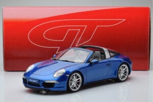 Porsche 911 991 4S Targa Blauw GT Spirit 1:18 GT037 Hars — afbeelding 5 van 5
