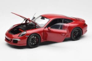 Porsche 911 991 Carrera GTS Carmine Rood Schuco 1:18 450039000 Metaal — afbeelding 2 van 8